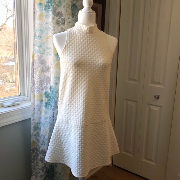 Abercrombie & Fitch Dresses & Skirts - ABERCROMBIE & FITCH Cream High Neck Dress